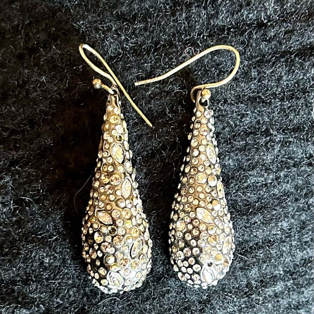 Vintage sparkly Alexis Bittar earrings